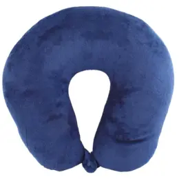 Microbeads Travel Pillow Blue Top